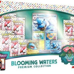 Pokemon Blooming Waters Collection with Blue and Green
